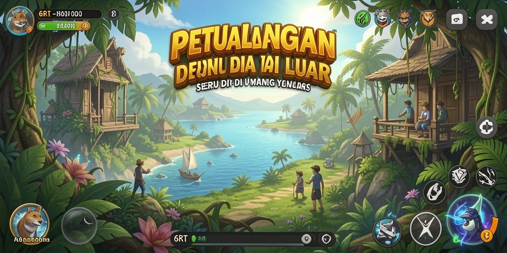 Tampilan aksi menegangkan dalam gameplay 6RT yang mengesankan.