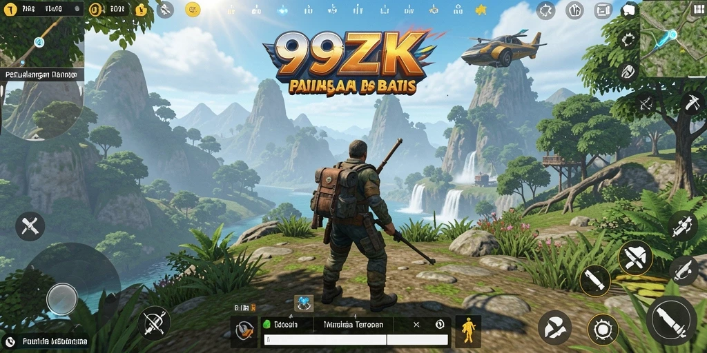 Tampilkan gameplay 99ZK dengan dunia terbuka yang luas.