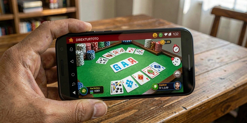 Tampilan gameplay Gaple yang seru dan interaktif.