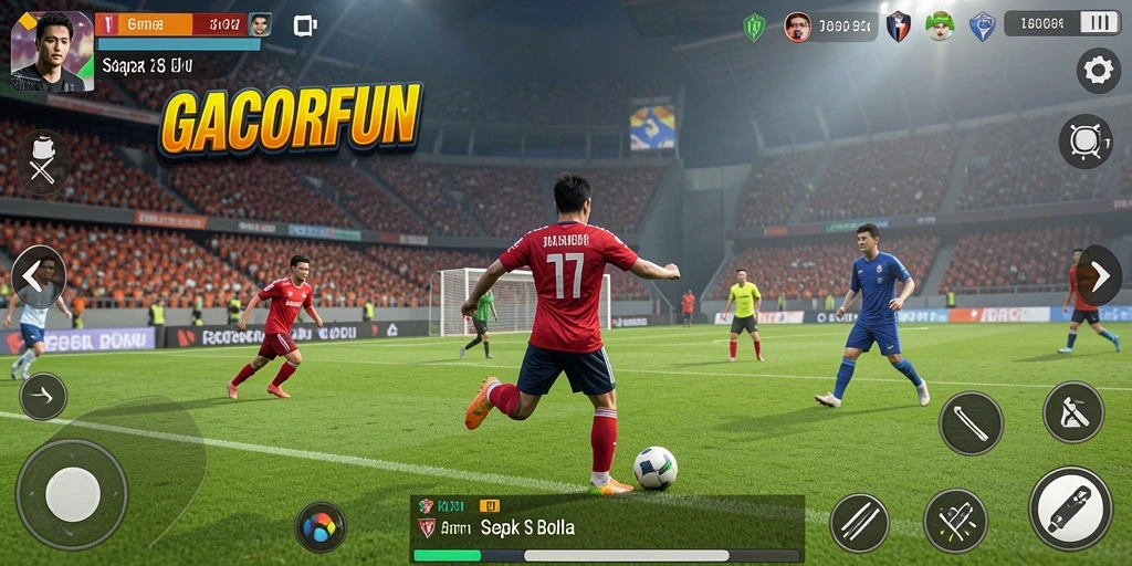 Tampilan gameplay GACORFUN yang mendebarkan dan realistis.