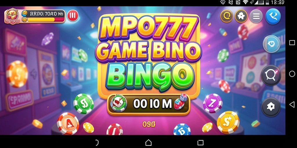 Tampilan menarik gameplay Bingo di MPO777 yang seru.