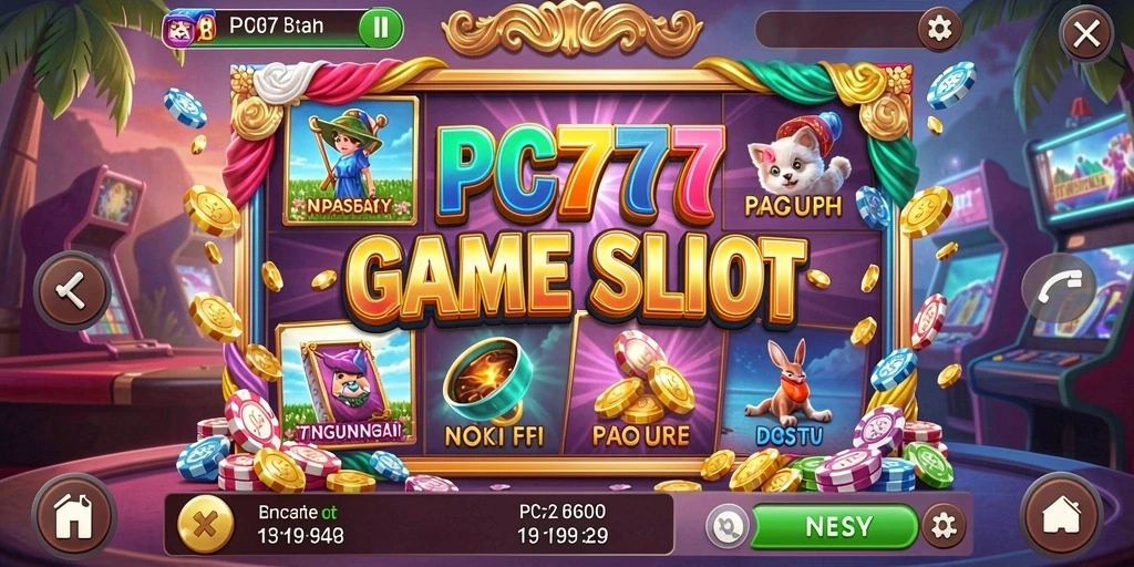 Screenshot gameplay PC777 menampilkan keseruan dan interaksi Slot yang menarik.