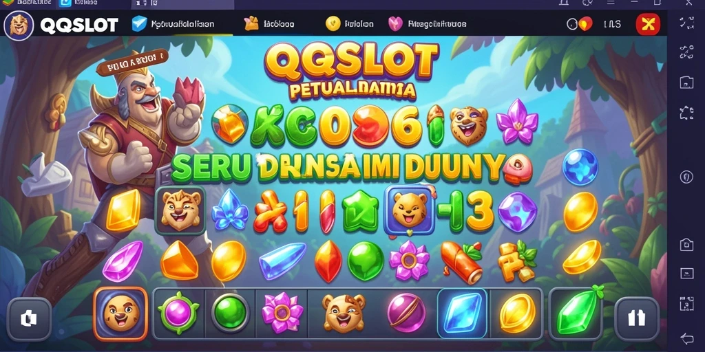 Gameplay seru dengan grafis colorful di QQSLOT.
