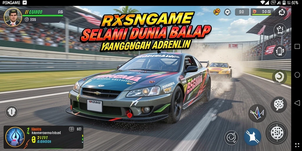 Tampilan menakjubkan dari gameplay balap yang cepat dan mendebarkan.