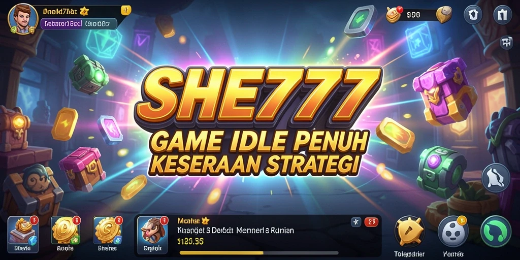 Screenshot utama menunjukkan gameplay seru dan karakter yang berkembang.