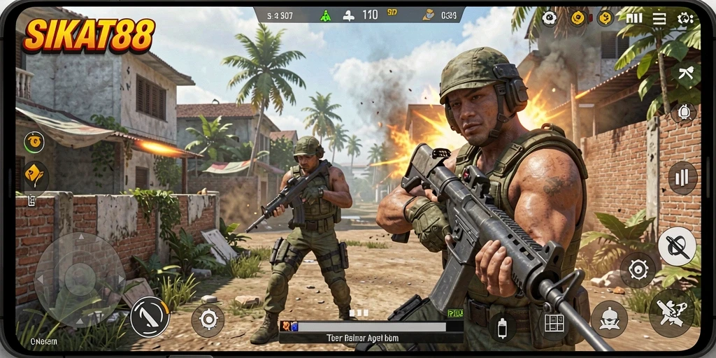 Tampilan gameplay SIKAT88 yang seru dan penuh aksi.