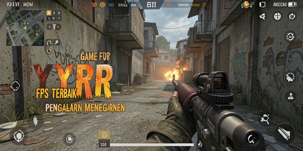 Tampilan gameplay YYRR yang menegangkan dan penuh aksi.